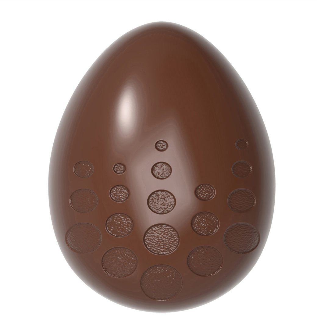 CHOCOLATE EGG MOLD WITH ROUNDS