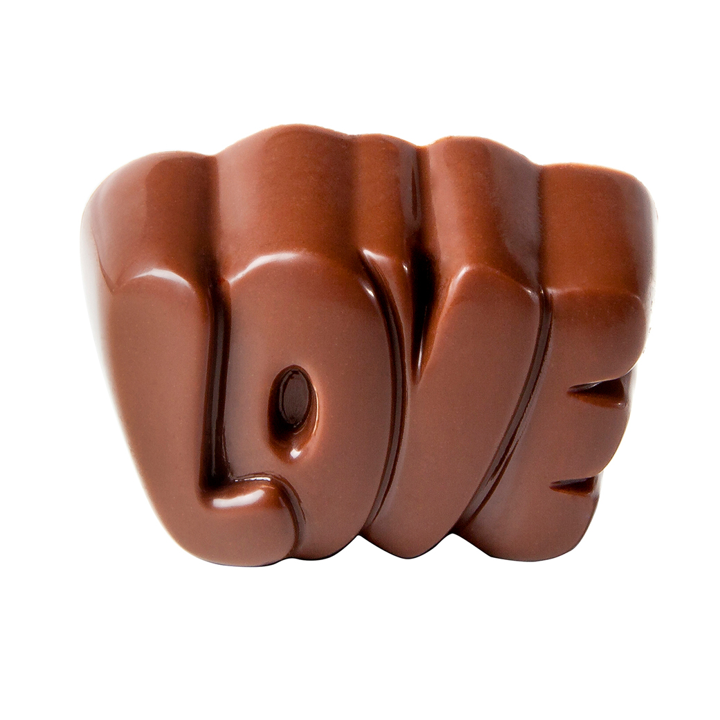 CHOCOLATE MOLD "LOVE" PRALINE