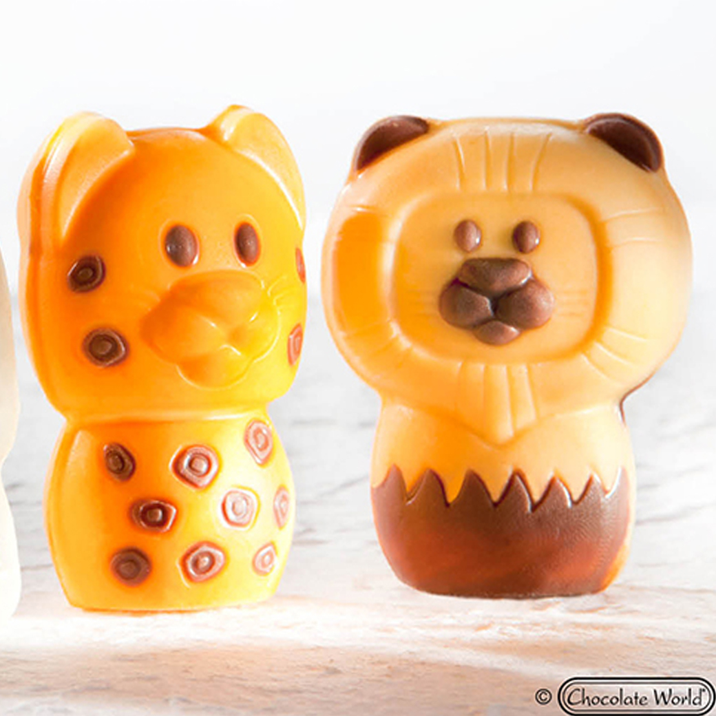 CHOCOLATE MOLD "THE BIG FIVE" 6 FIG